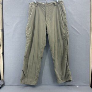 REI Nylon Beige Outdoors Khaki Pants Mens‎ Straight Leg 38x30 (Actual 36x28.5)